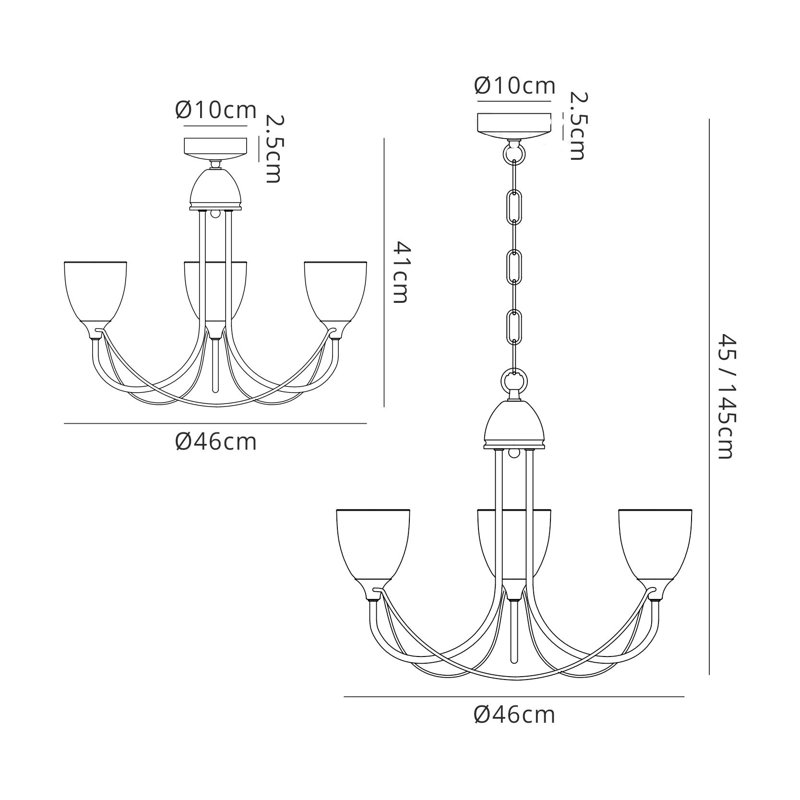 Conn 3 - Light Chandelier