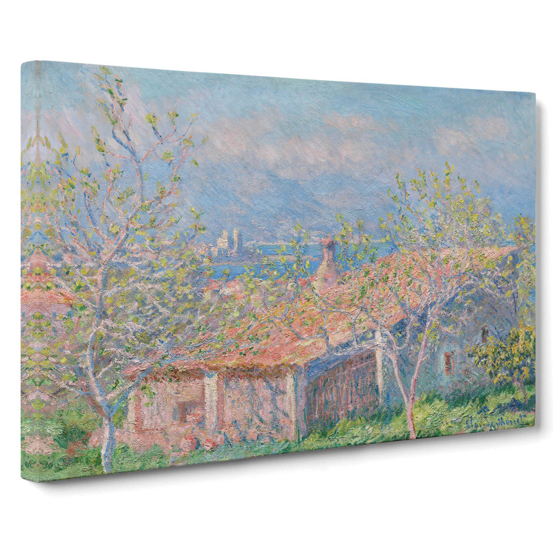 Gardeners House At Antibes by Claude Monet - Wrapped Canvas, 35cm H x 50cm W x 3cm D