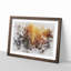 Forest At Sunset Watercolour - Single Picture Frame Print on MDF-56853790-56853792