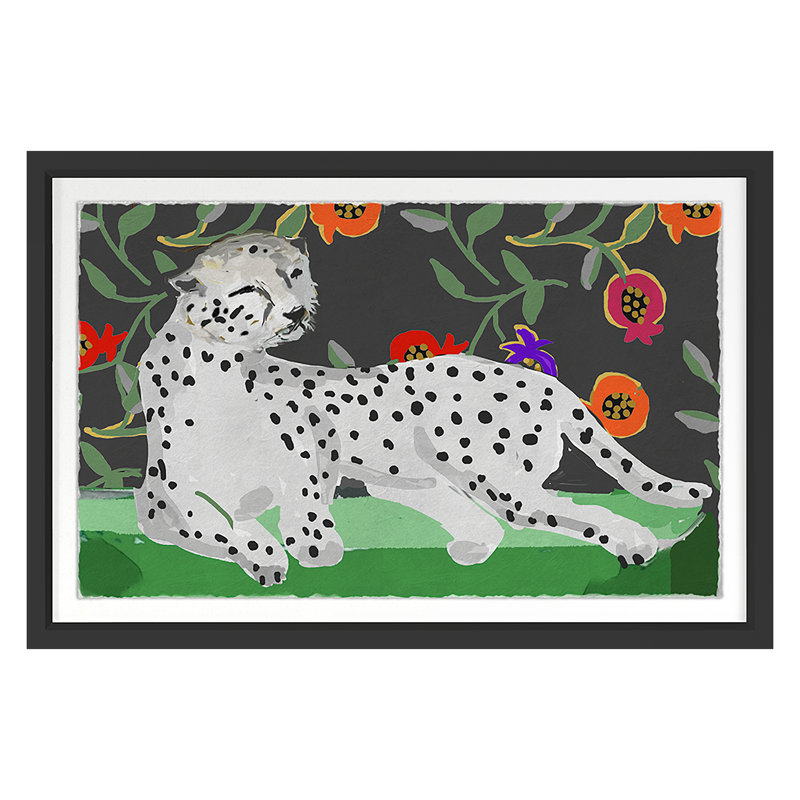 Madame Cat 2 Print by Dana Gibson, Black