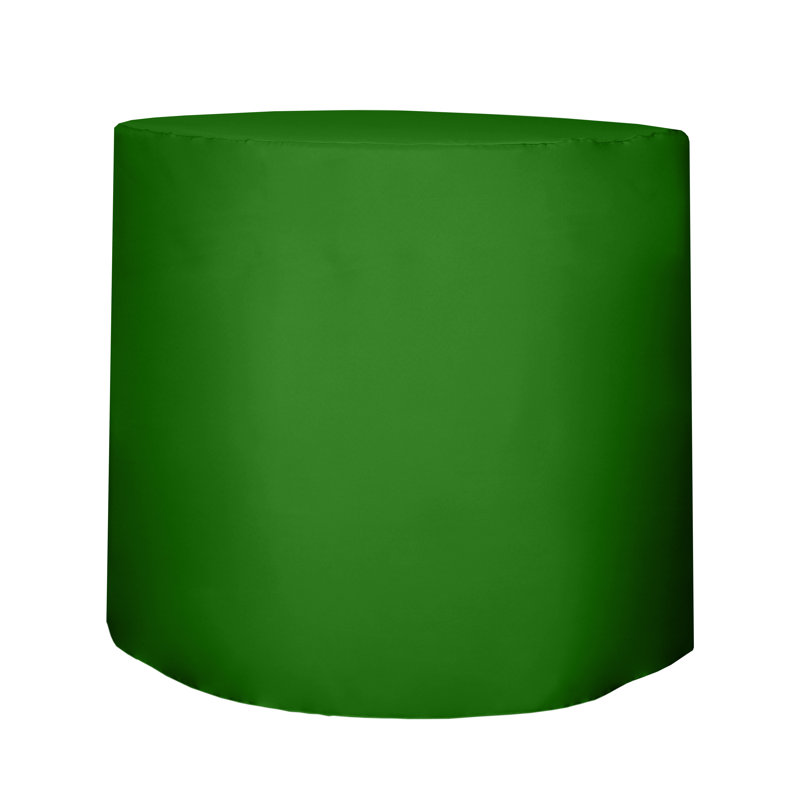 Javin Solid Color Round Tablecloth, Kelly Green, 3