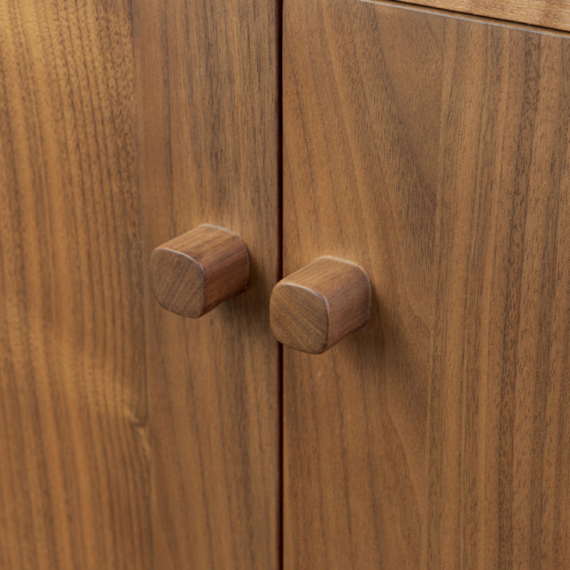 Arturo 4 Door Sideboard-Natural Walnut