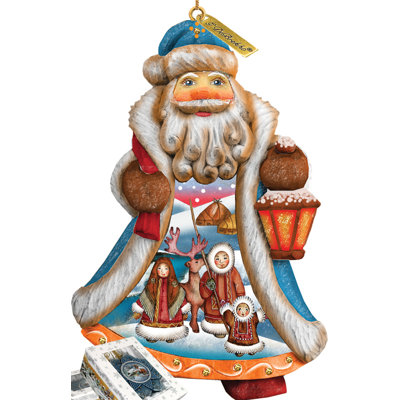 Derevo 4'' Handmade Hanging Figurine Ornament