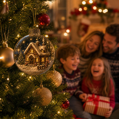 Décorations de Noël, décorations de Noël, boules de Noël rétro, décorations suspendues, père Noël, bonhomme de neige, renne, traîneau, bas, ornements d'arbre de Noël pour la maison de l'arbre de Noël