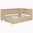 Full Size Wood Daybed with Storage Shelves