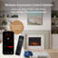 33.87 W Electric Smart Fireplace with Heat-1778754351