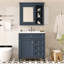 Meuble-lavabo autoportant moderne avec plusieurs options de rangement et armoire à glace-1575956450