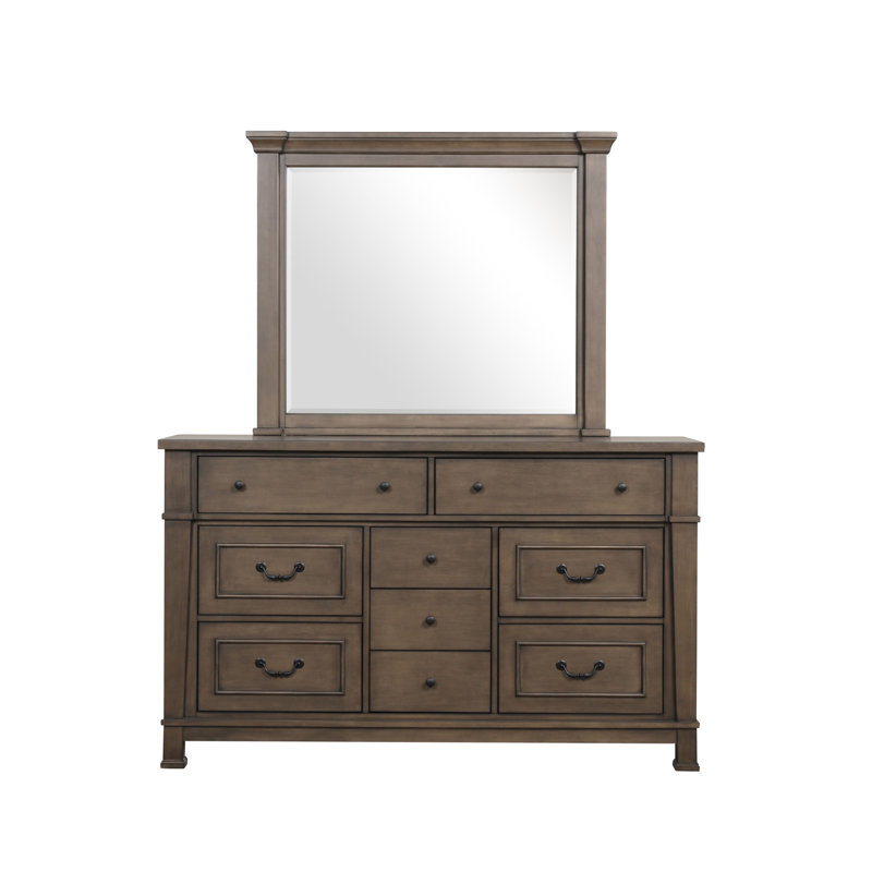Commode transitionnelle l 62,6 po, noyer foncé