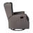 Jillean Upholstered Wingback Manual Rocking Glider Recliner Chair with 360° Swivel-1504135537