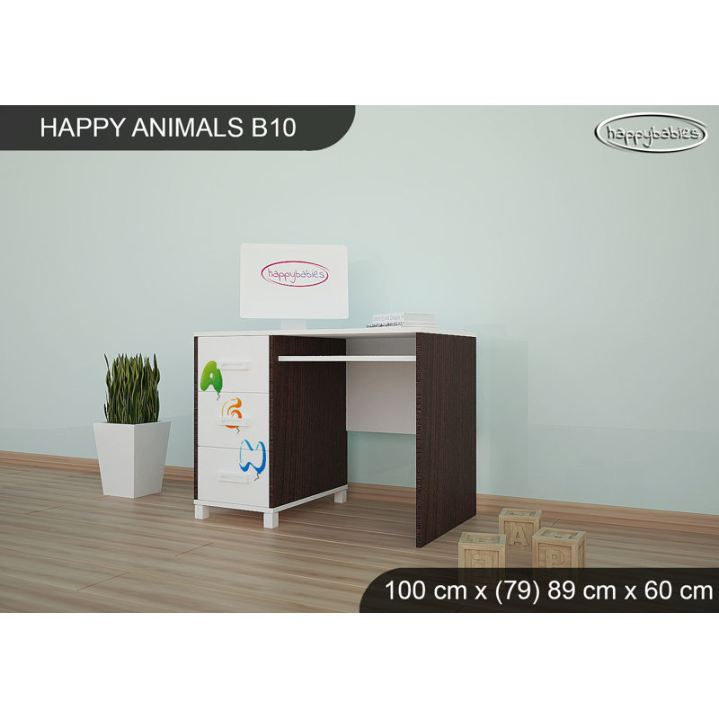100cm Writing Desk, Chestnut
