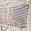 Arrowpoint Striped White Rectangular Throw Cushion Cover-1798444560
