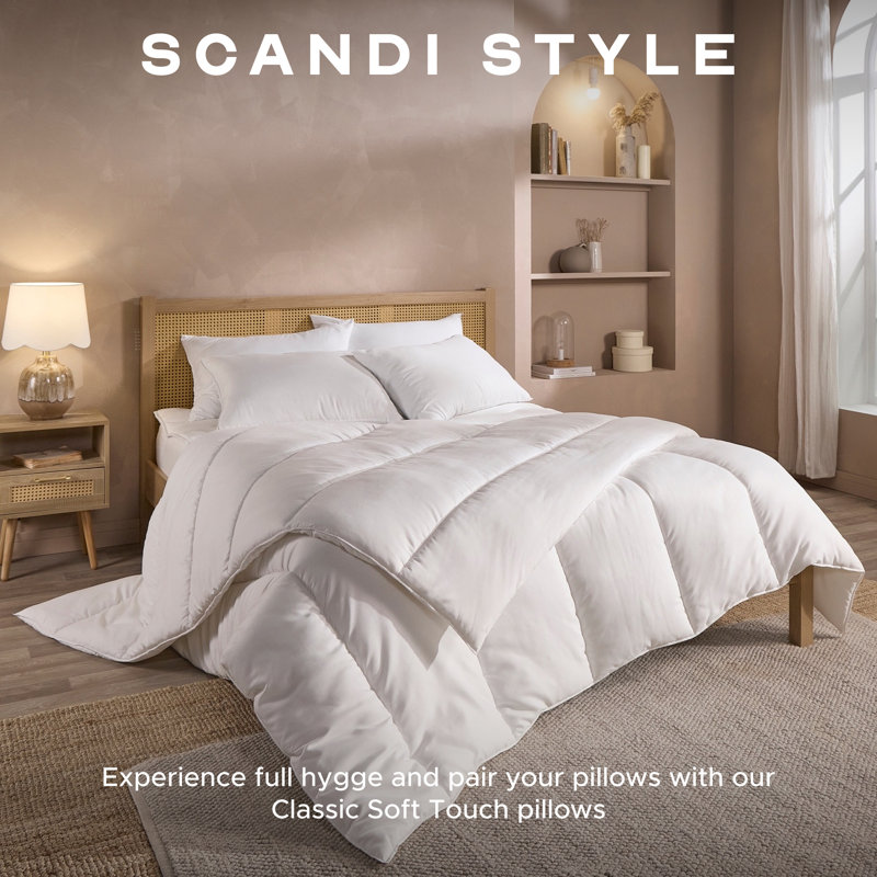 Scandinavian Classic Soft Touch 13.5 Tog Duvet, Kingsize