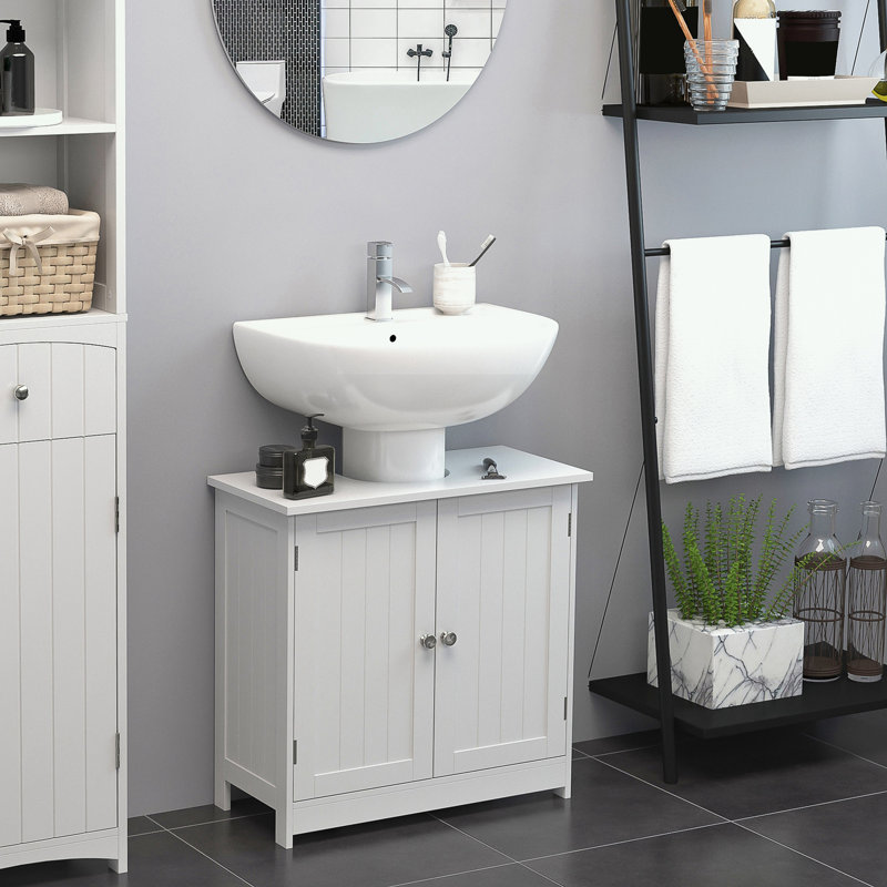 Armoire de salle de bain en bois, meuble-lavabo en bois, armoire de rangement