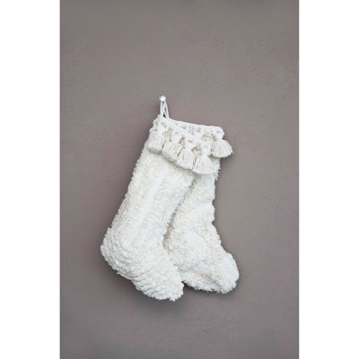 Chaussette de coton avec capitonnage
