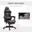 Vinsetto Ergonomic Racing Gaming Chair with High Back, Adjustable Height, Recliner, Footrest, and Lumbar Support for Comfortable Gaming and Office Use