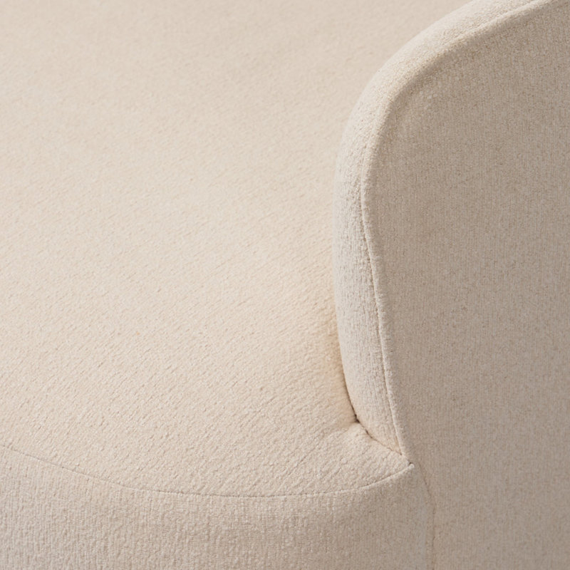 BLYTHE Swivel Armchair, Crypton Wayfarer Snow Polyester