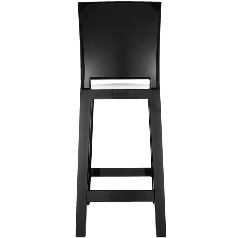 One More Veuillez tabouret, Tabouret de comptoir (siège d'une hauteur de 25,5, Noir lustré