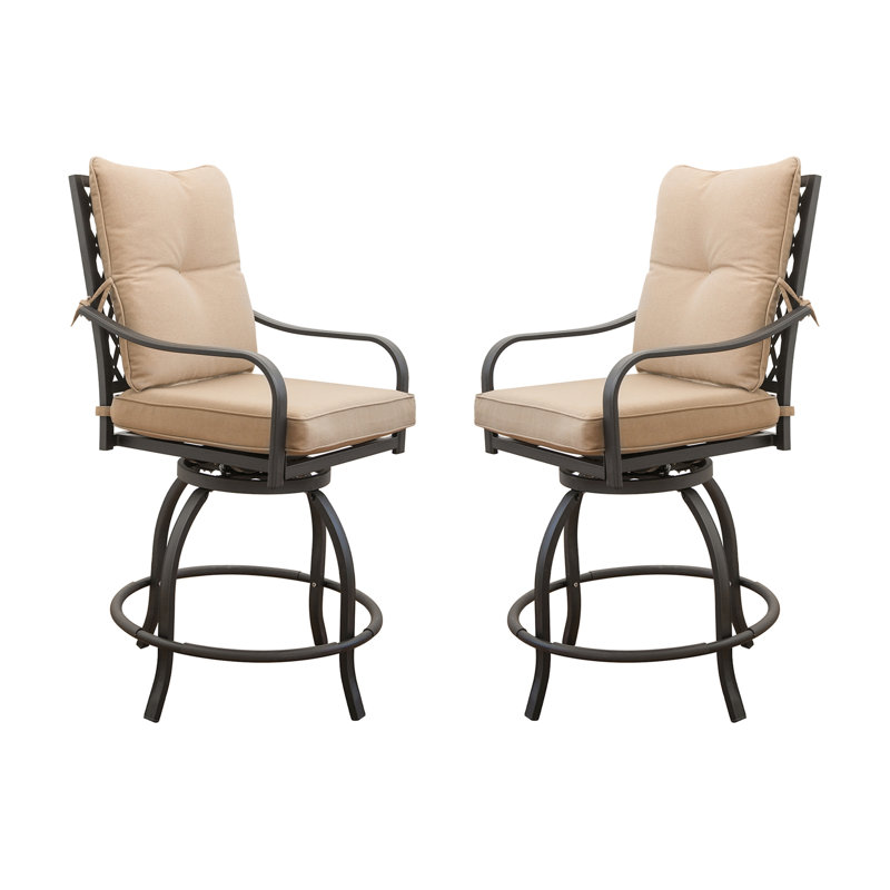 Tabourets de comptoir pivotants avec coussins 27,17 po Margaux