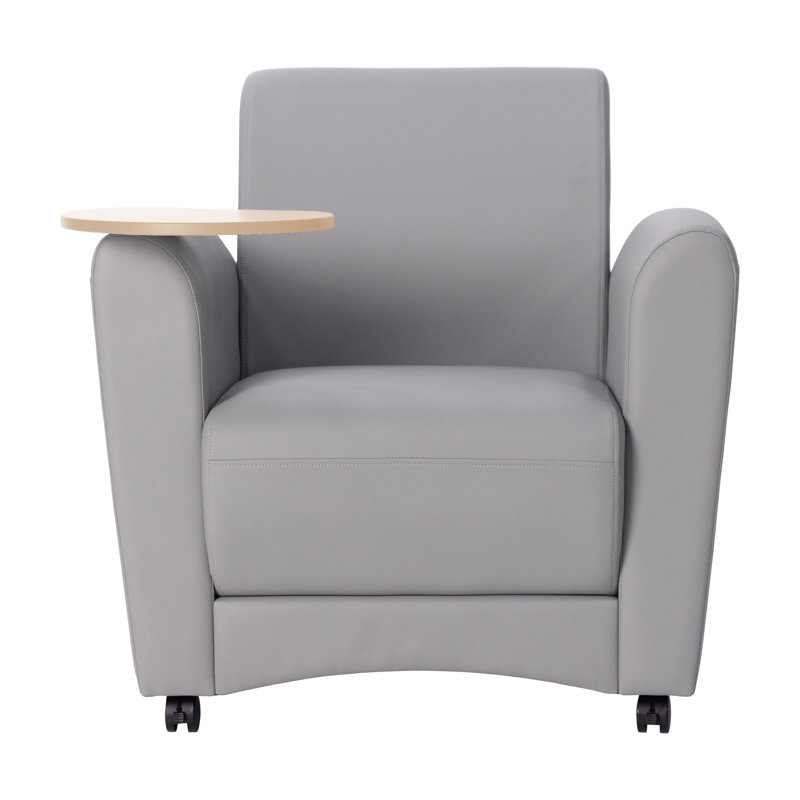 Chaise rembourrée Pro Series, Gris / grain d'érable