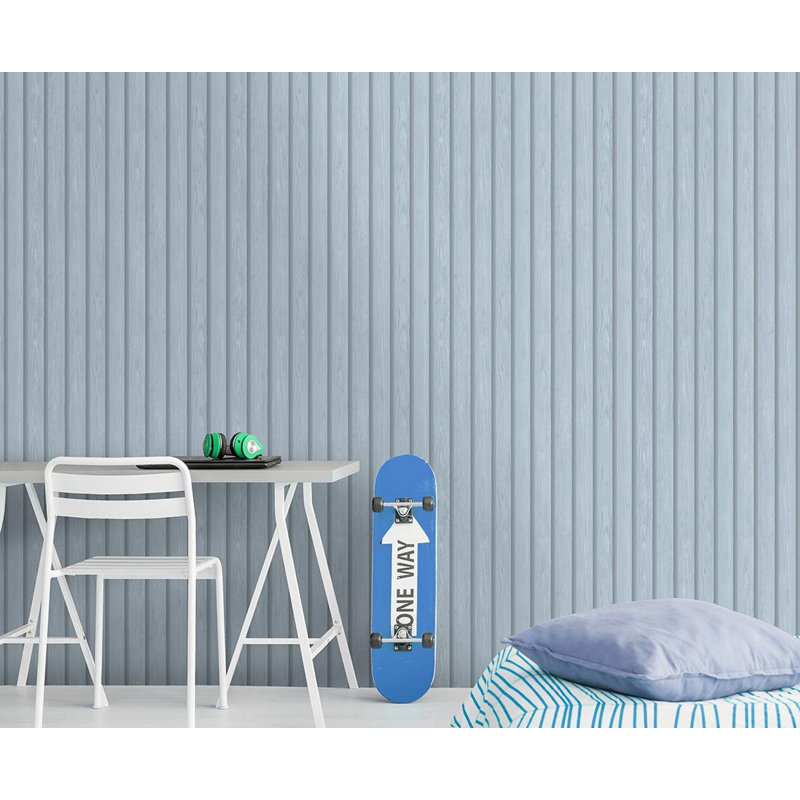 Decoprint Tropical Birds Blush Wallpaper, Blue