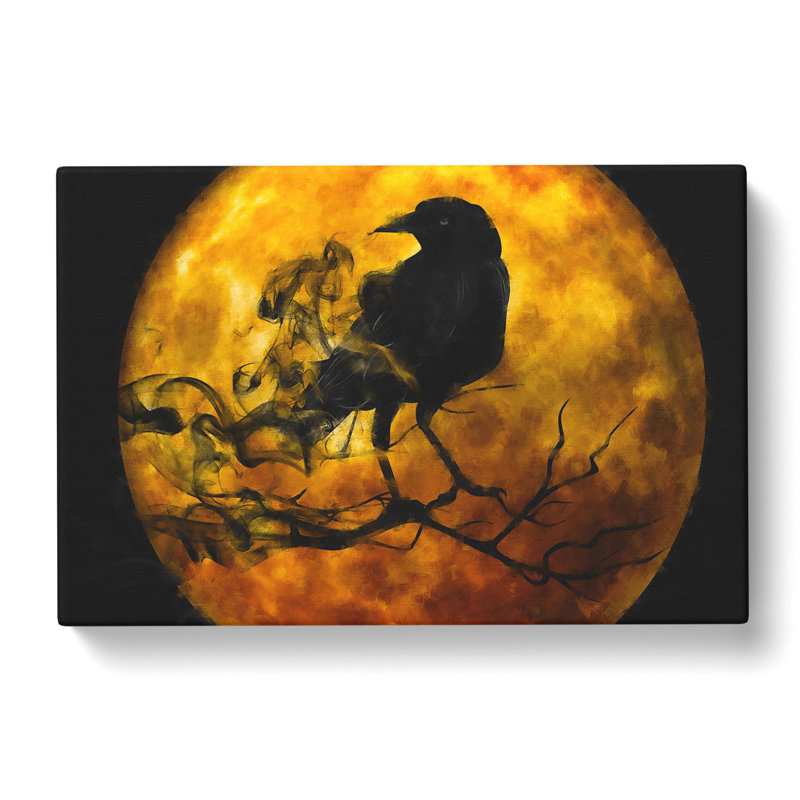 Raven Bird Vol.3 - Wrapped Canvas, 35cm H x 50cm W x 3cm D