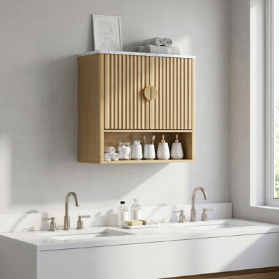 Wall Bathroom Cabinet, Bathroom Storage Cabinet Wall Mount With Adjustable Shelf, Wall Cabinets For Laundry Room, Kitchen