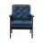  Judeth 3-Piece 25.2'' Two Armchair with Side Table Solid Wood Frame-92576766