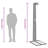 vidaXL Garden Shower Poly Rattan Grey-330507382