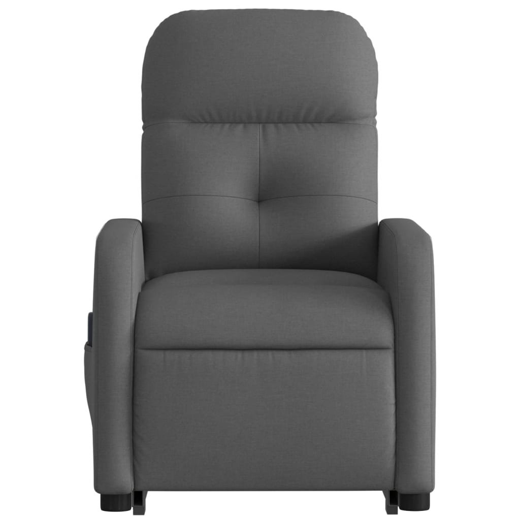 Vidaxl Massagesessel Mit Aufstehhilfe DunkelStoff 96x66x89