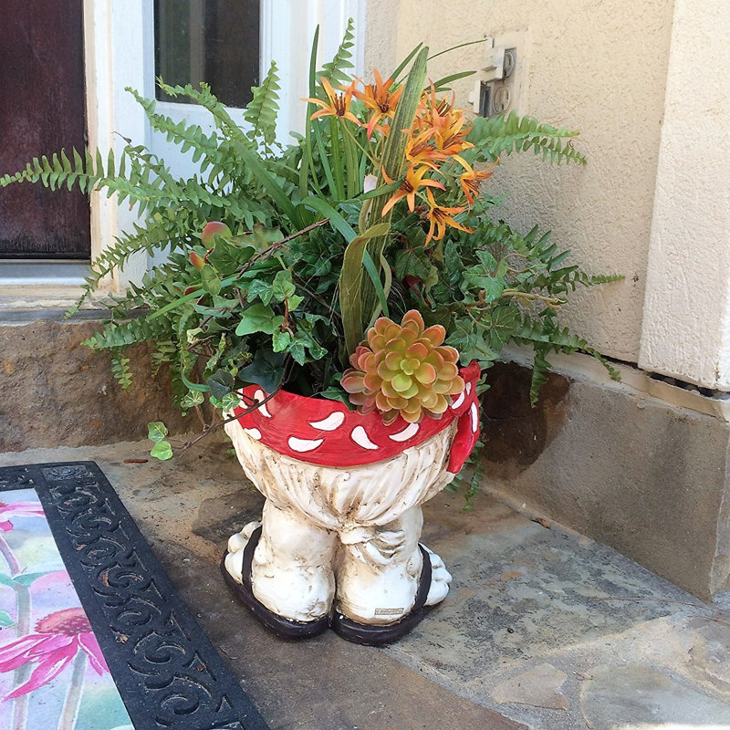 Pot de fleurs statue soirée "jerry" dans groovy 1960 hippie Muggly's