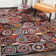 Miley Geometric Red Area Rug