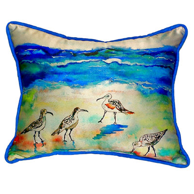 Coussin lombaire intérieur/extérieur sandpipers