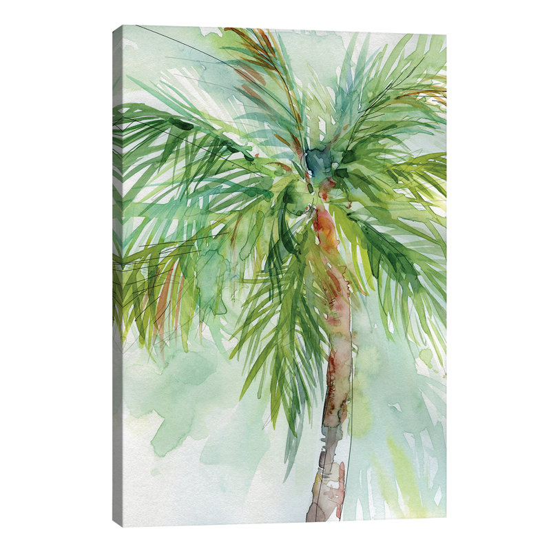 Palm Breezes II by Carol Robinson - Wrapped Canvas Painting, 101.6 cm H x 66.04 cm W x 1.91 cm D