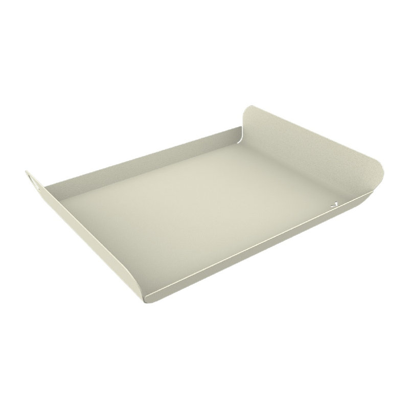 Alto Steel Decorative Tray, Clay Gray