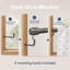 Tringle à rideaux simple réglable à surface plate Café Rod-70866520-35540050