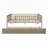 Sturdy and Versatile Daybed with Trundle and Guardrails for Optimal Rest-487617911-487617909
