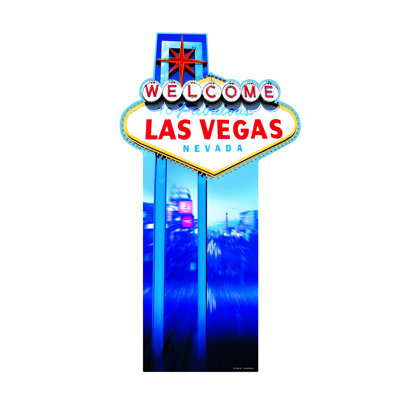 Vegas Sign Cardboard Standup