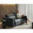 Niyam 85.25" Modern Genuine Leather Power Reclining Sofa with Adjustable Headrest-1717334901