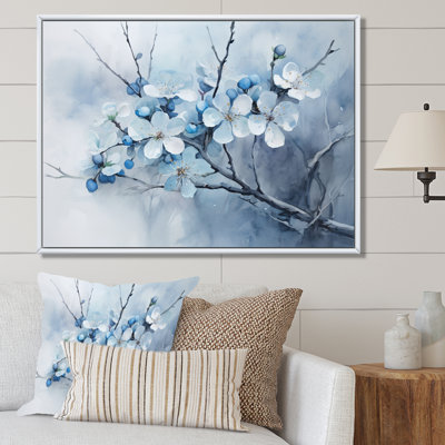 Fleur de pommier monochromatique élégance VII, reproduction sur toile