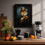 Leopard in Formal Attire Eclectic 1 Piece Single Picture Frame Wall Art-986593152-986593158