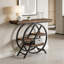 Console Chic avec tablettes fonctionnelles décalées