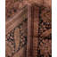 Tapis brun en laine noué à la main 6 pi 2 po x 6 pi 2 po Chi