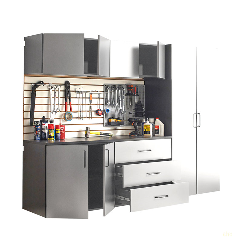 Astro Series X P 79 po H 20 po D Ensemble d'armoires de garage B (6 pièces)