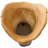 12' Cold Cast Brown Cowboy Boot Planter
