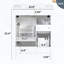 Meuble-lavabo de salle de bain de 24 pouces avec lavabo en céramique-811652408