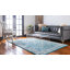 Tapis turquoise / gris Kalf-31820945