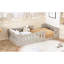 Lit simple Guardrail - Plateforme couleur bois naturel avec assemblage, installation facile-1498259904
