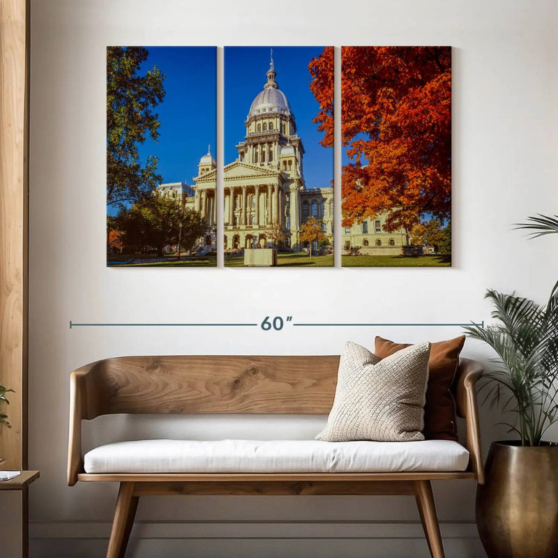Illinois Capitol Autumn