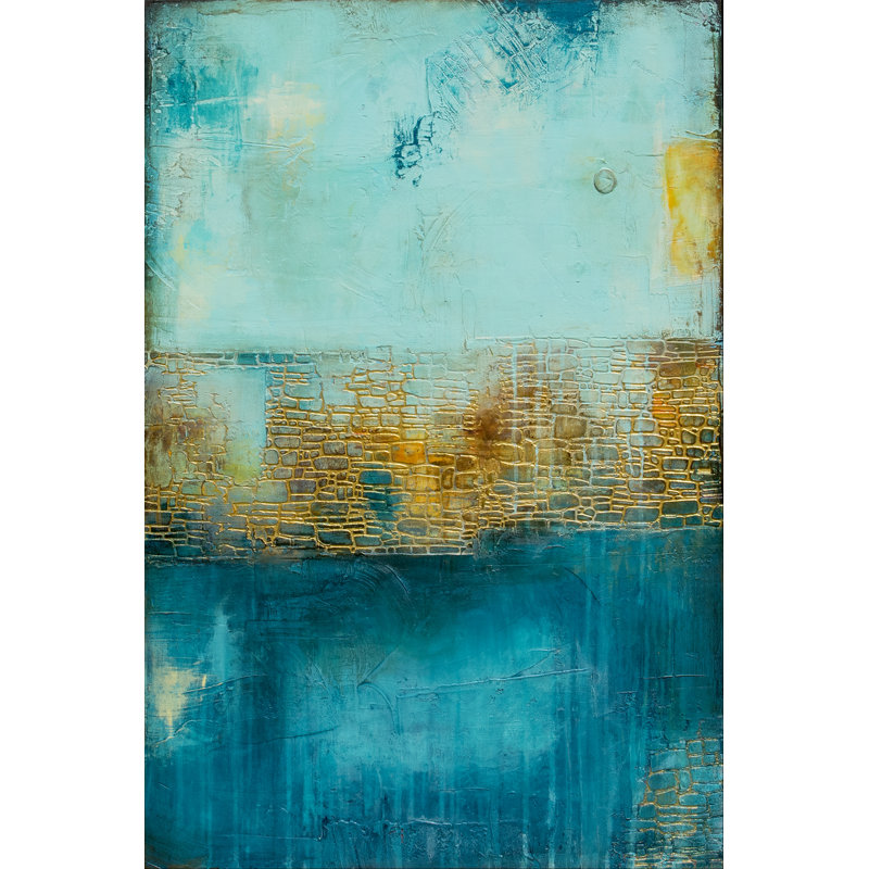 Castle Court by Erin Ashley - Painting, Wrapped Canvas, 91 cm H x 61 cm W