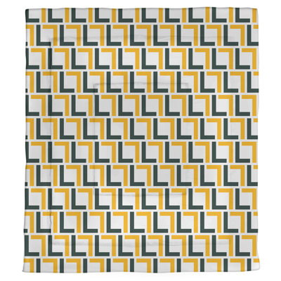 Green Bay Geometric Shapes Comforter